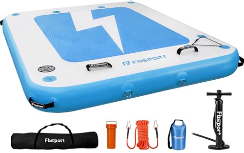 Non-Slip Inflatable Floating Dock Platform