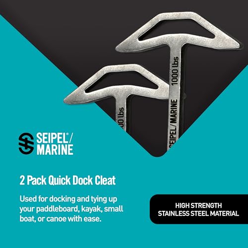 Stainless Steel Quick Dock Cleat 2-Pack