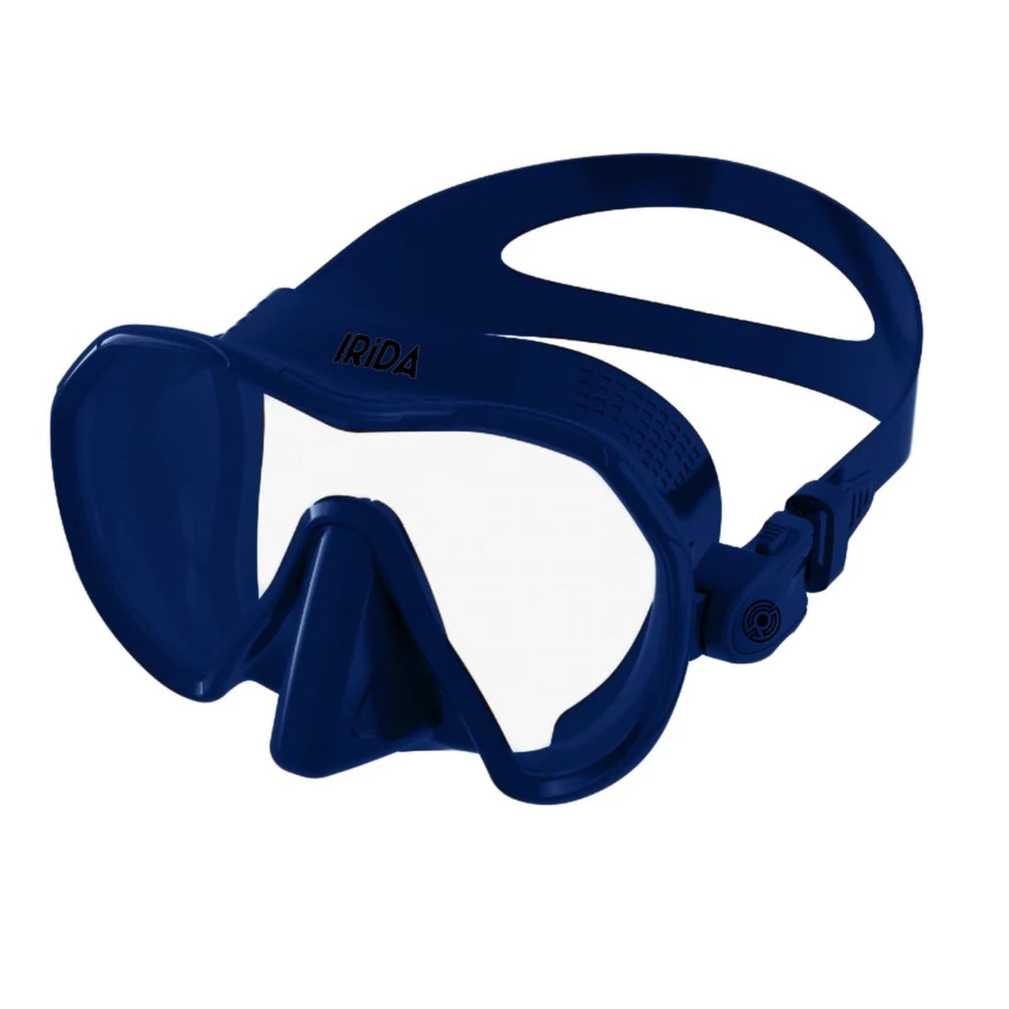Low Volume Single-Lens Dive Mask with Tempered Glass