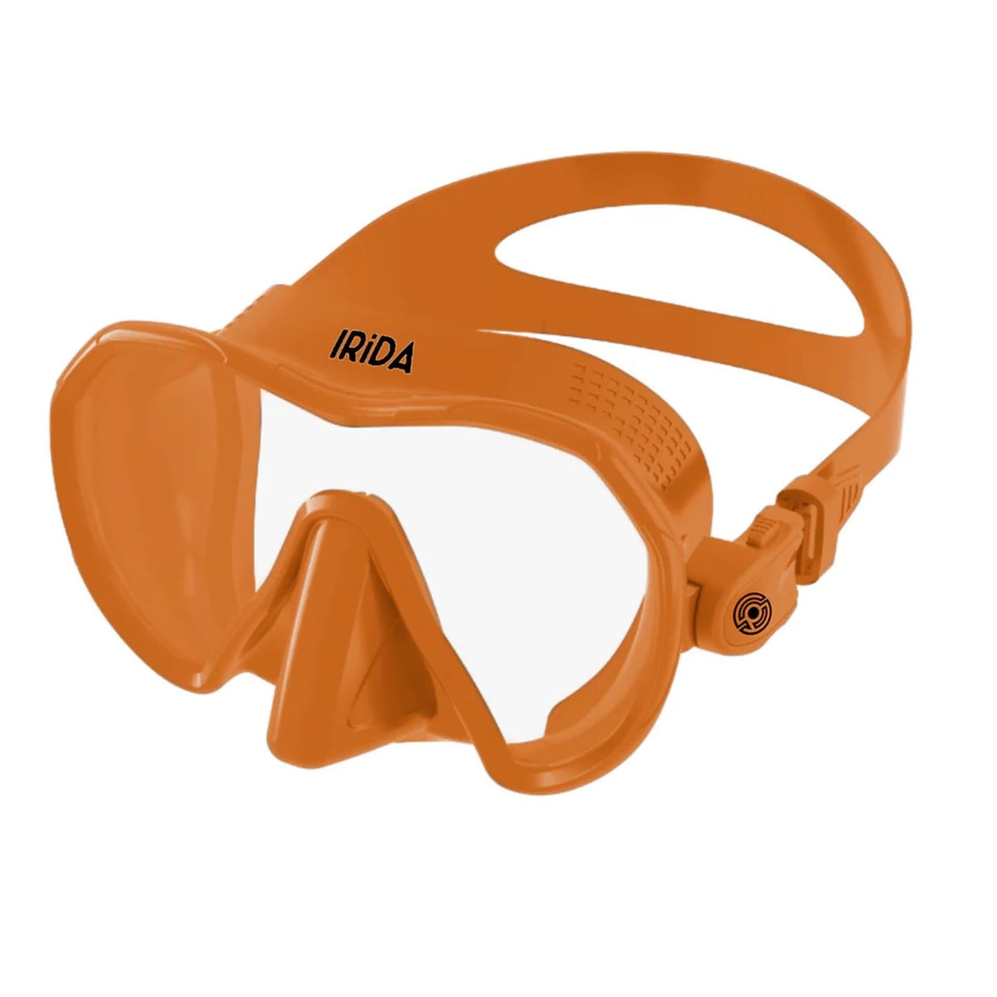 Low Volume Single-Lens Dive Mask with Tempered Glass