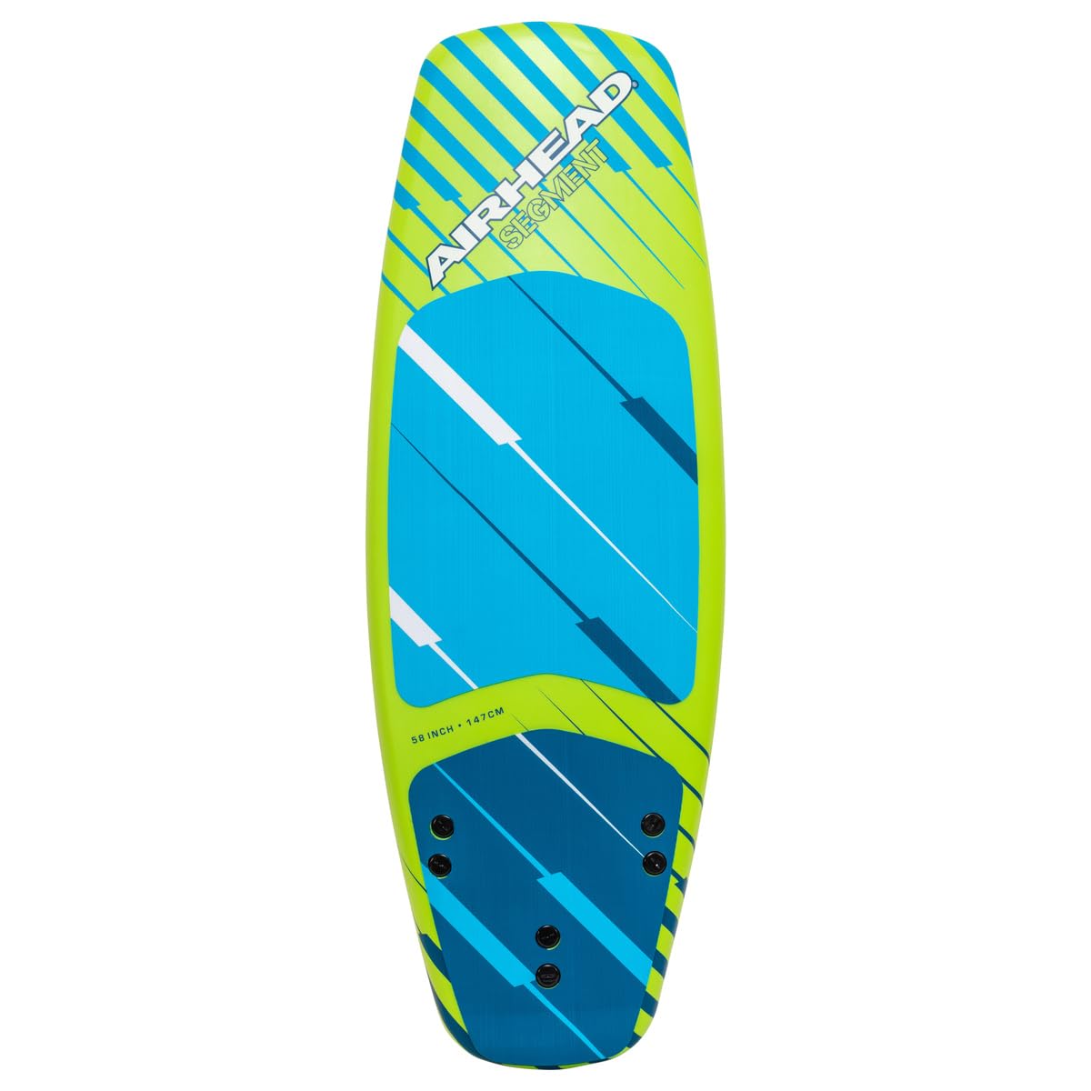 Wakesurf Board with EVA Traction Pad & Adjustable Foot Straps