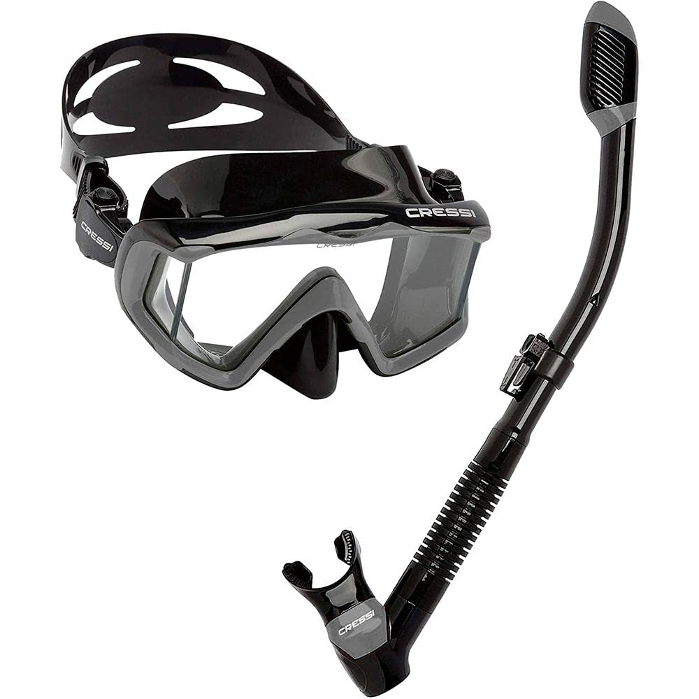 Panoramic Wide View Mask & Dry Snorkel Set