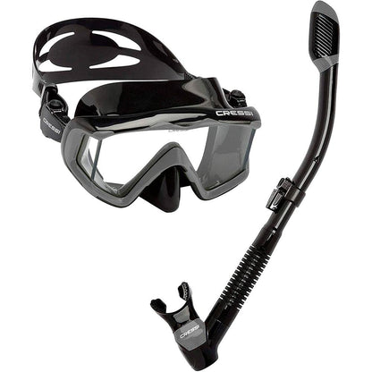 Panoramic Wide View Mask & Dry Snorkel Set