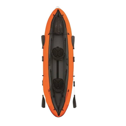 2-Person Inflatable Fishing Kayak with 2 Paddles 130" x 37"