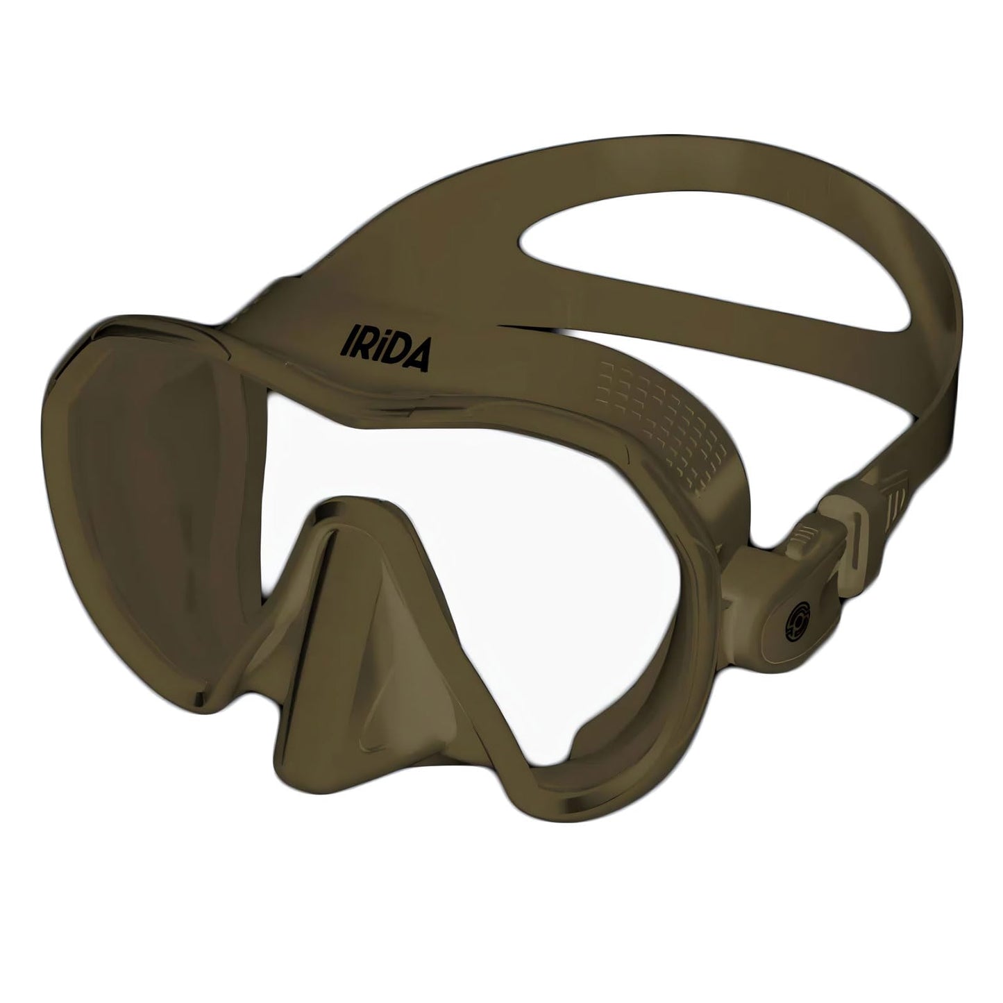 Low Volume Single-Lens Dive Mask with Tempered Glass