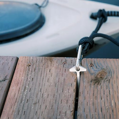 Stainless Steel Quick Dock Cleat 2-Pack