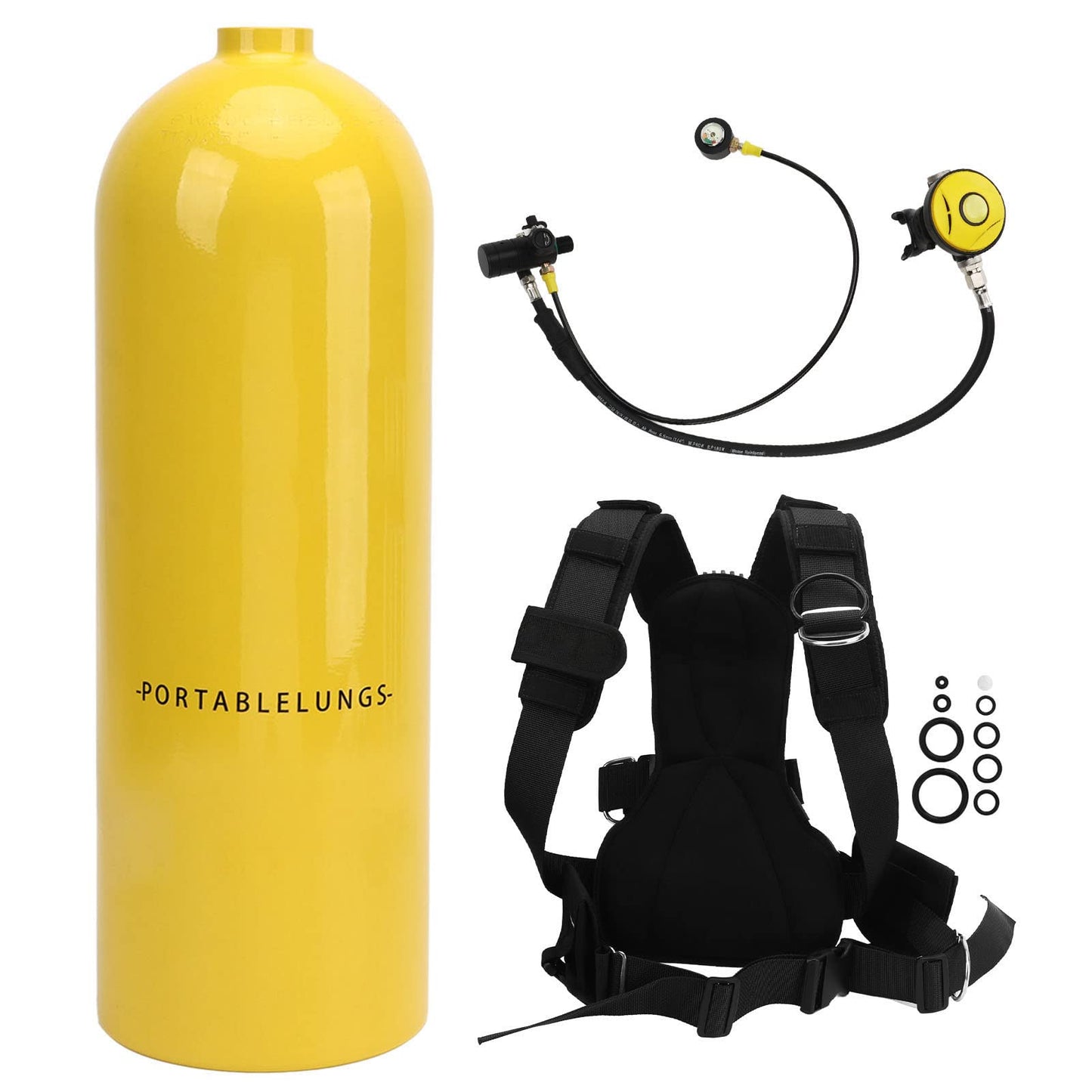 Portable Diving & Snorkeling Gear Kit with Backpack