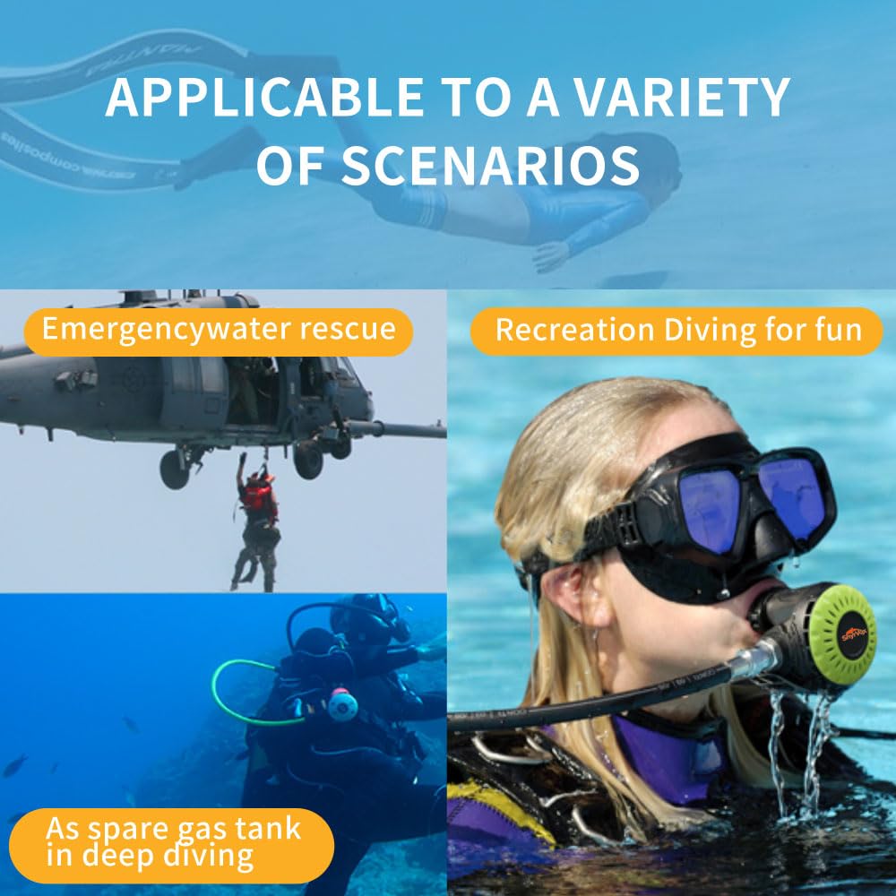1.9L Portable Scuba Diving Tank for Recreational Diving