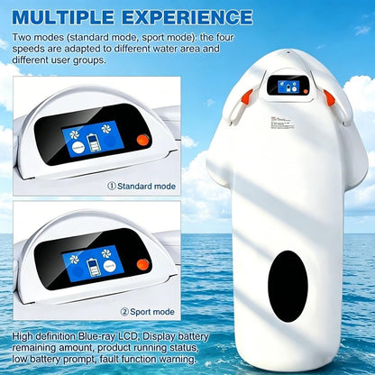 Electric Hydrofoil Surfboard with Dual Speed Modes & Long Battery Life