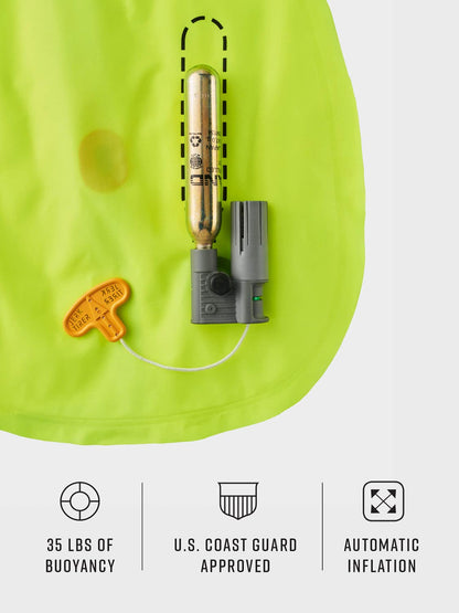 Automatic Inflatable Life Jacket with Manual Ripcord