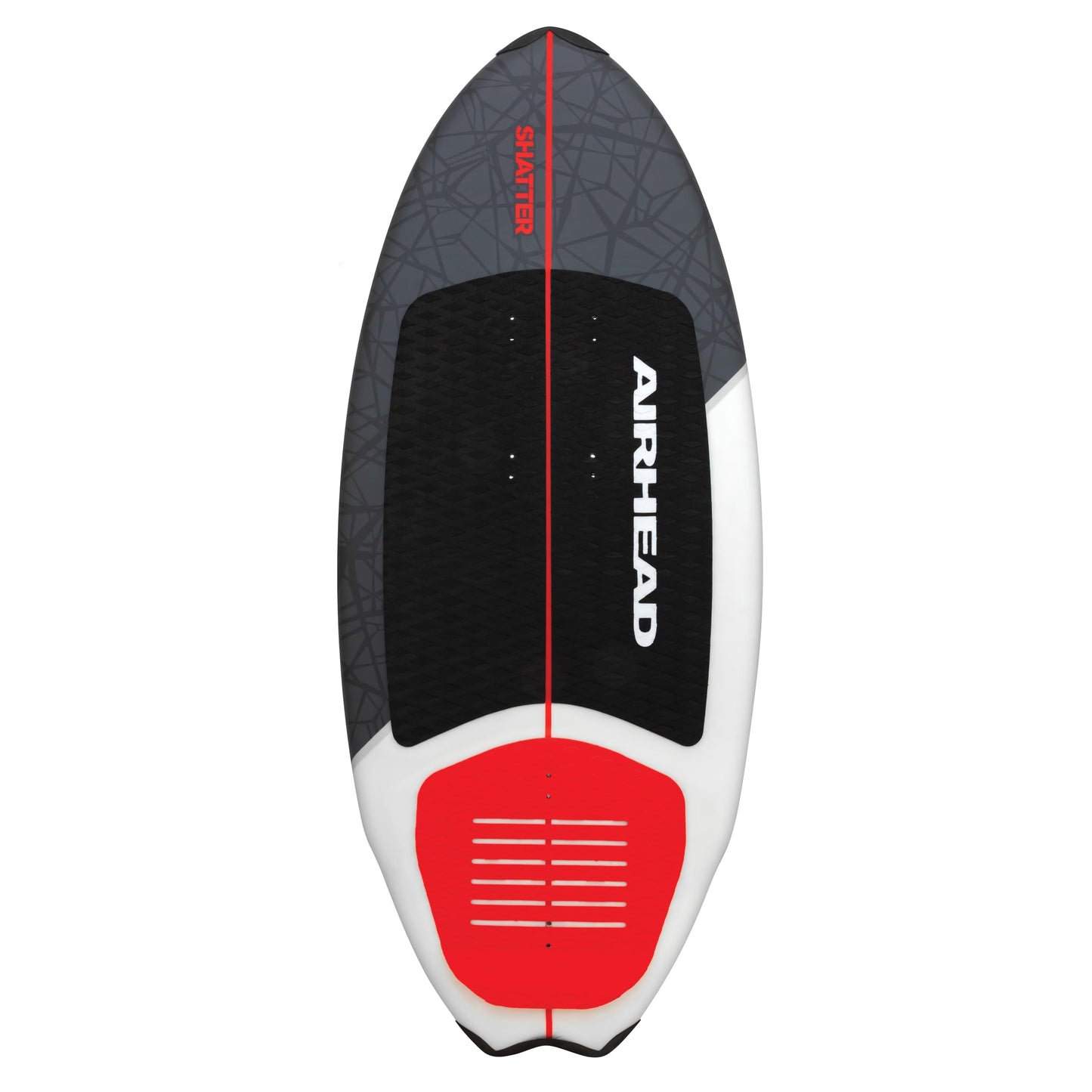 Wakesurf Board with EVA Traction Pad & Adjustable Foot Straps
