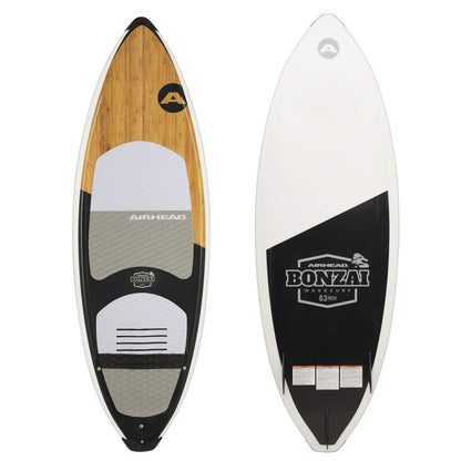Wakesurf Board with EVA Traction Pad & Adjustable Foot Straps
