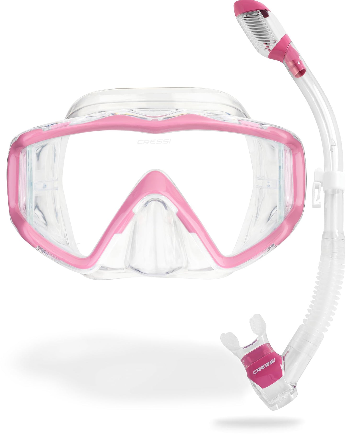 Panoramic Wide View Mask & Dry Snorkel Set