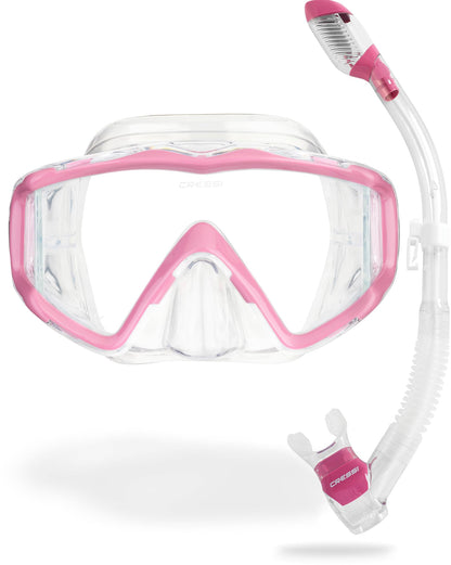 Panoramic Wide View Mask & Dry Snorkel Set