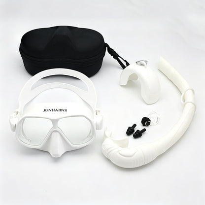 Low Volume Frameless Freediving Mask with Tempered Glass