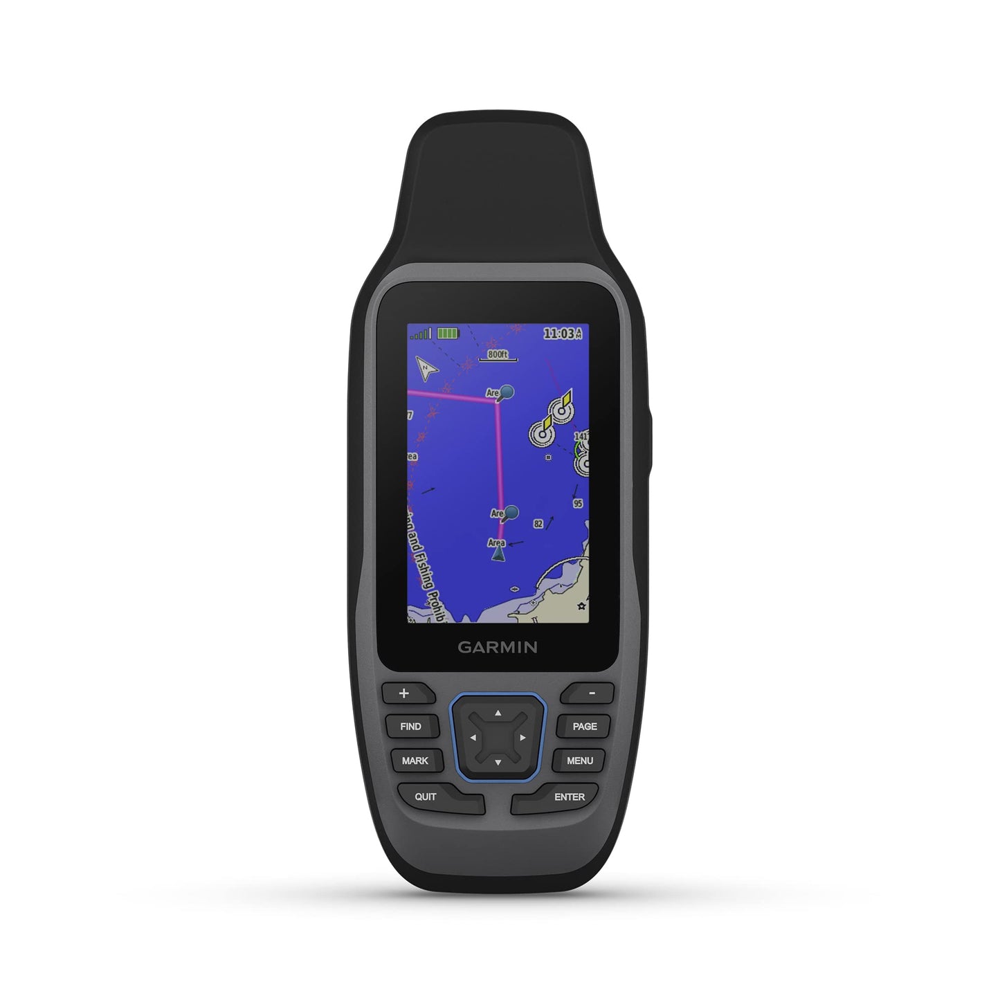 Marine GPS Handheld with Coastal Charts & Floating Design