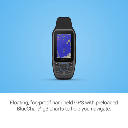 Marine GPS Handheld with Coastal Charts & Floating Design
