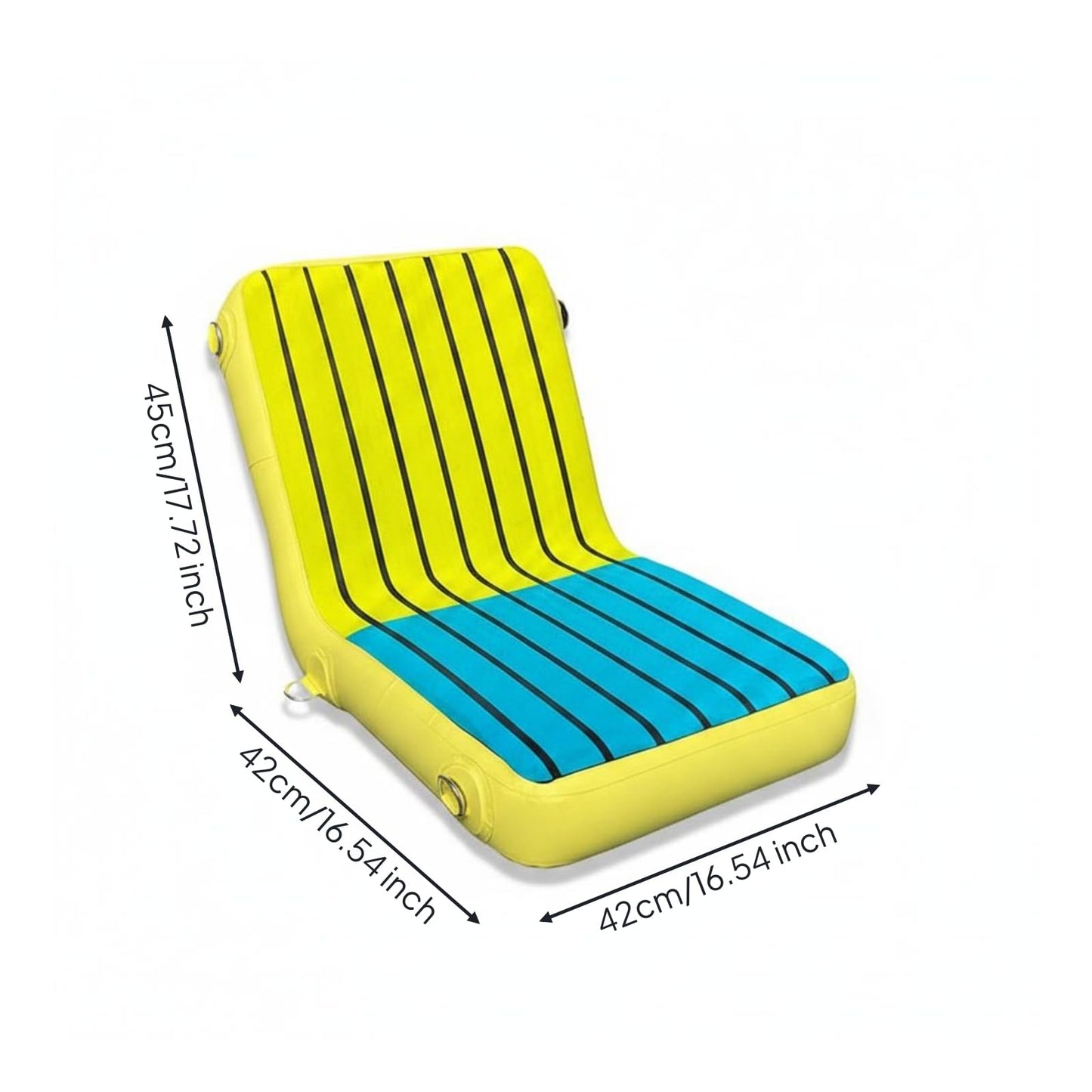 Inflatable Kayak Seat with Anti-Slip Surface