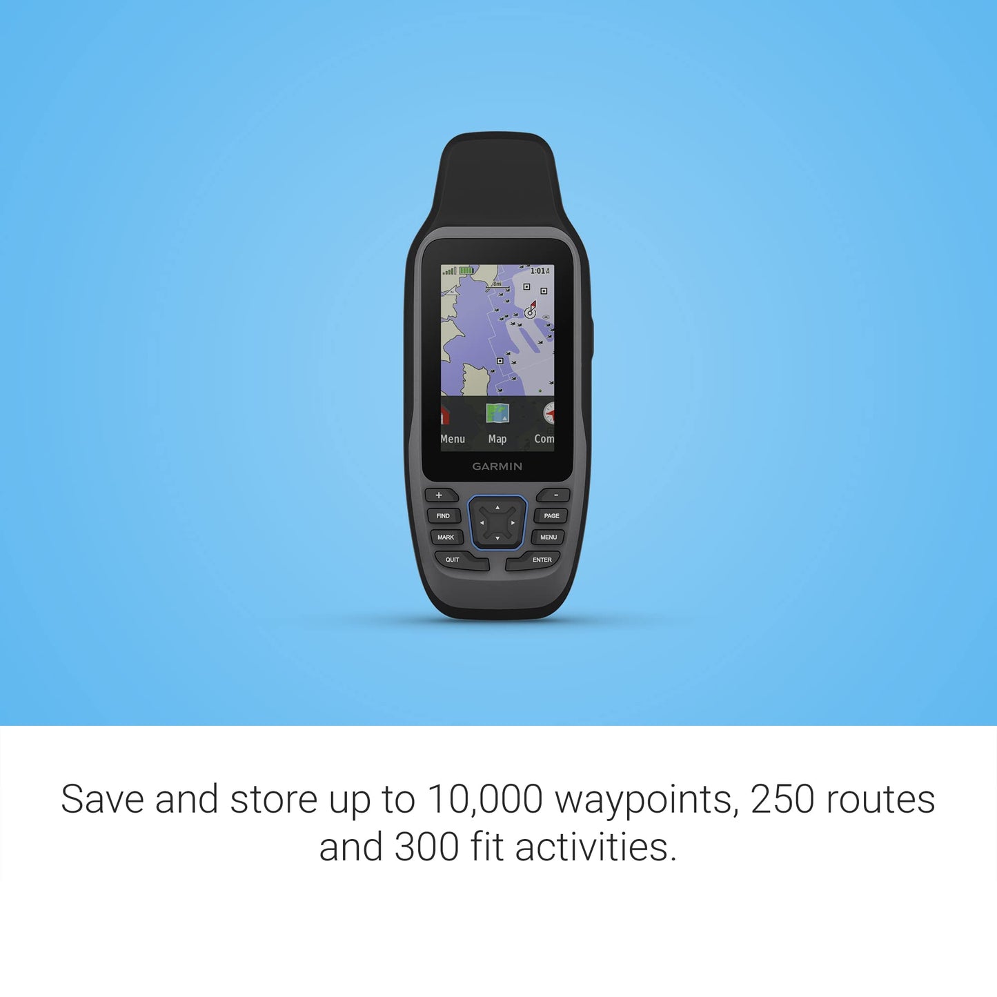 Marine GPS Handheld with Coastal Charts & Floating Design