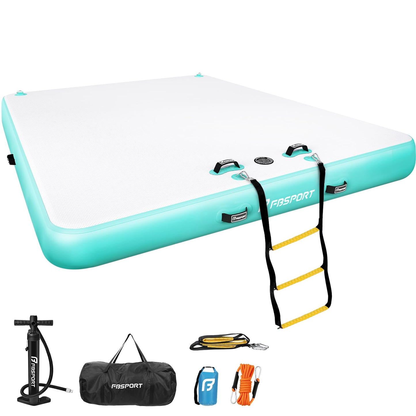 Non-Slip Inflatable Floating Dock Platform