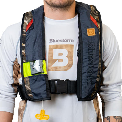 Automatic Inflatable Life Jacket with Manual Ripcord