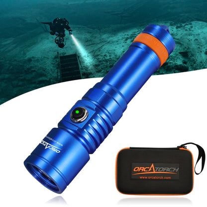 3000 Lumens Scuba Diving Flashlight with Narrow Beam