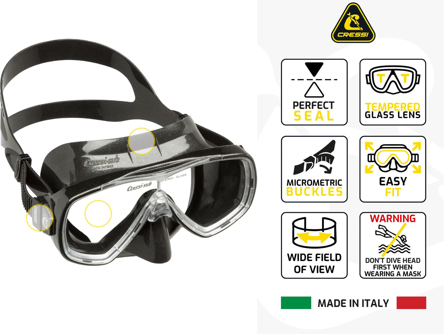Lightweight Travel Snorkel Set with Mask & Fins