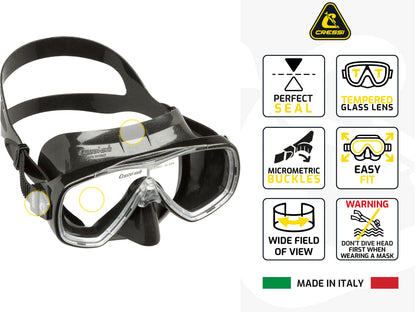 Lightweight Travel Snorkel Set with Mask & Fins