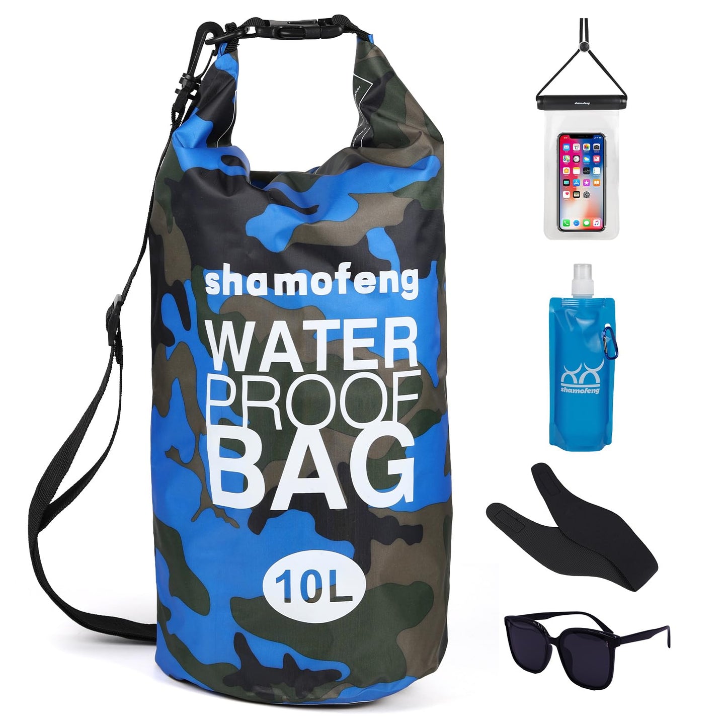 Waterproof Roll Top Dry Bag with Phone Case