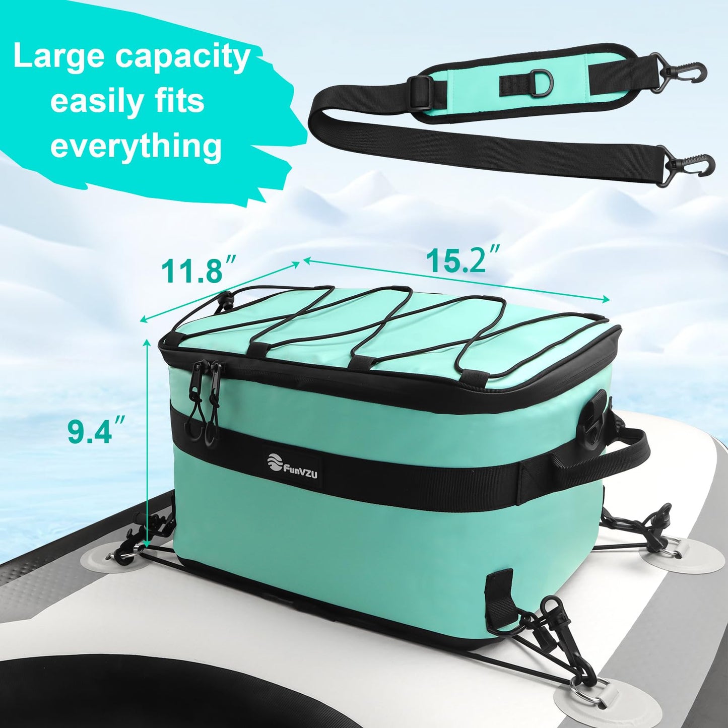 Waterproof SUP Cooler Bag for Paddle Boards & Kayaks