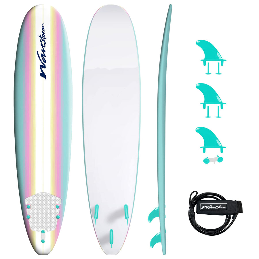 8 ft Classic Soft Top Foam Surfboard