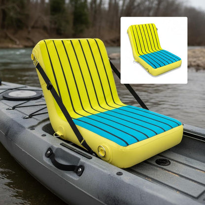 Inflatable Kayak Seat with Anti-Slip Surface