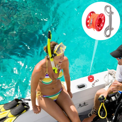Scuba Diving Spool Reel with Snap Clip