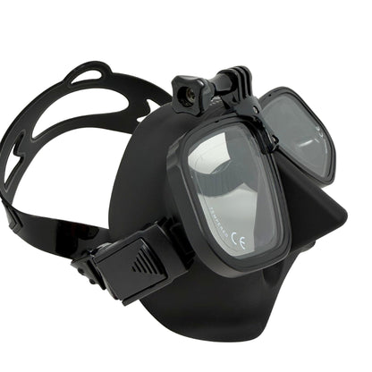 Low Volume Freedive Mask with Action Camera Mount
