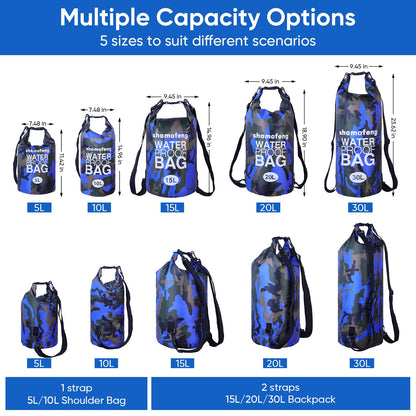 Waterproof Roll Top Dry Bag with Phone Case