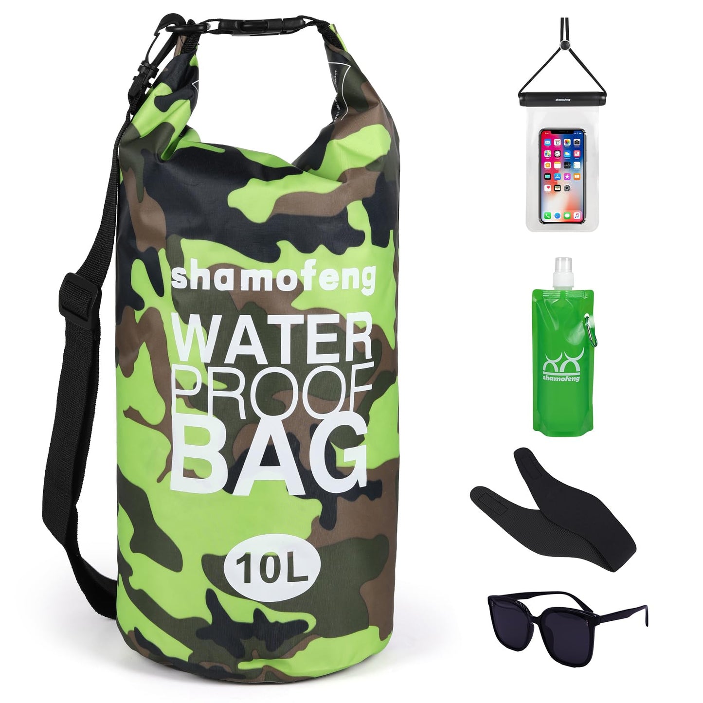 Waterproof Roll Top Dry Bag with Phone Case
