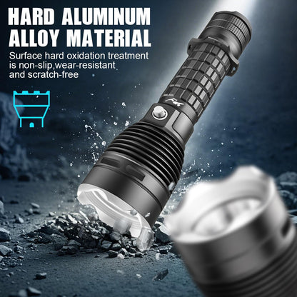 3000LM Rechargeable Waterproof Diving Flashlight
