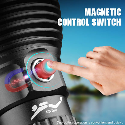 3000LM Rechargeable Waterproof Diving Flashlight