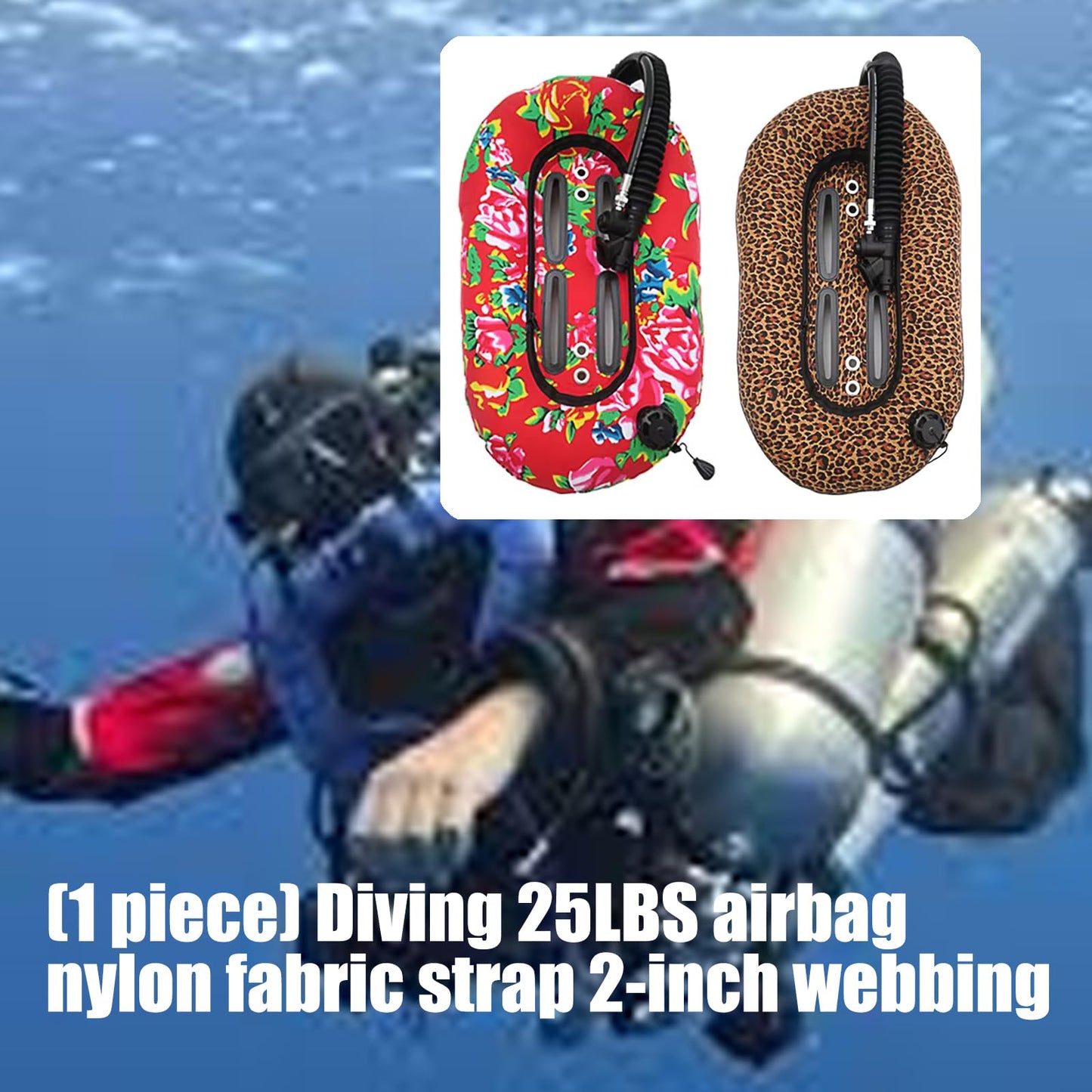25LBS Diving Air Bladder with Nylon Webbing Strap