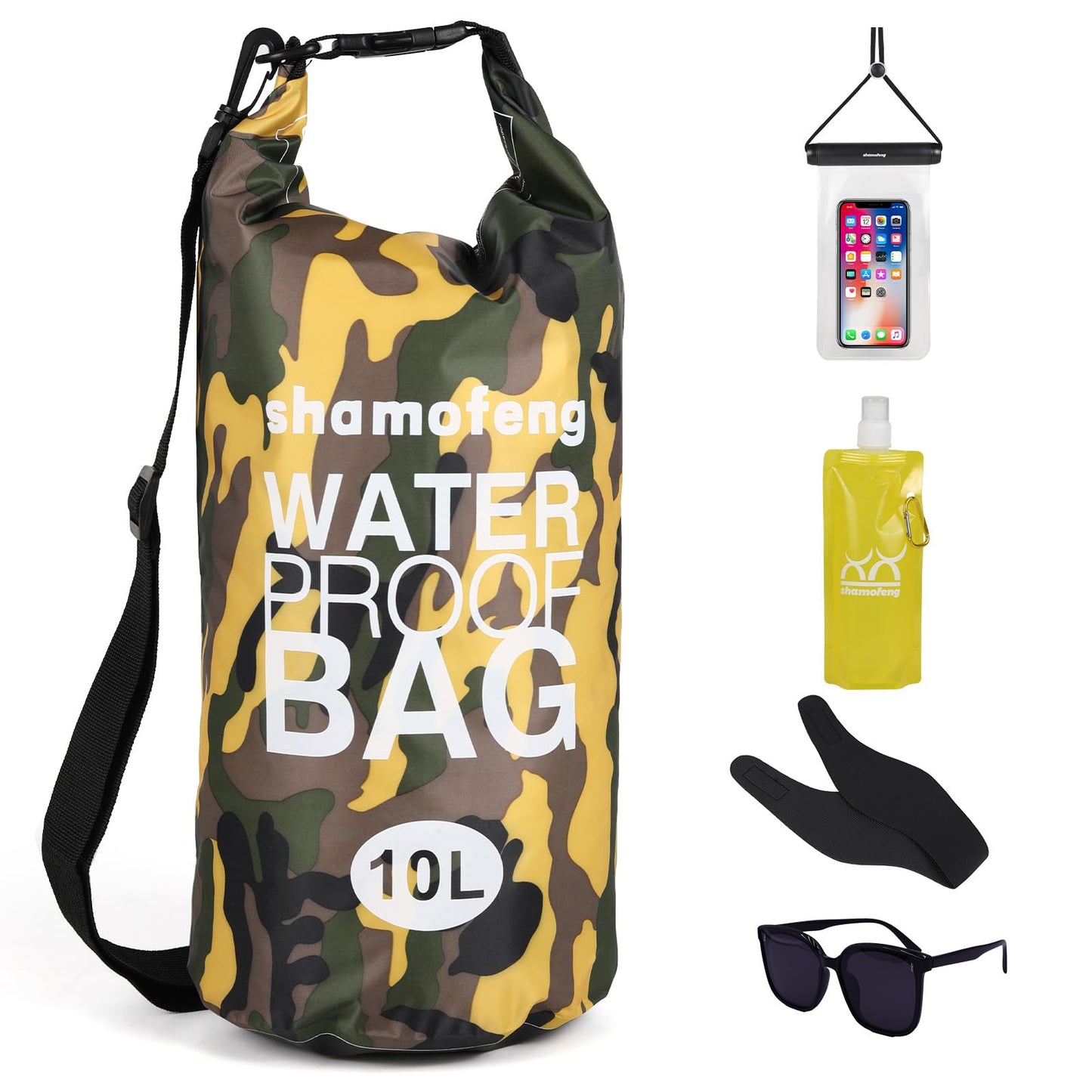 Waterproof Roll Top Dry Bag with Phone Case