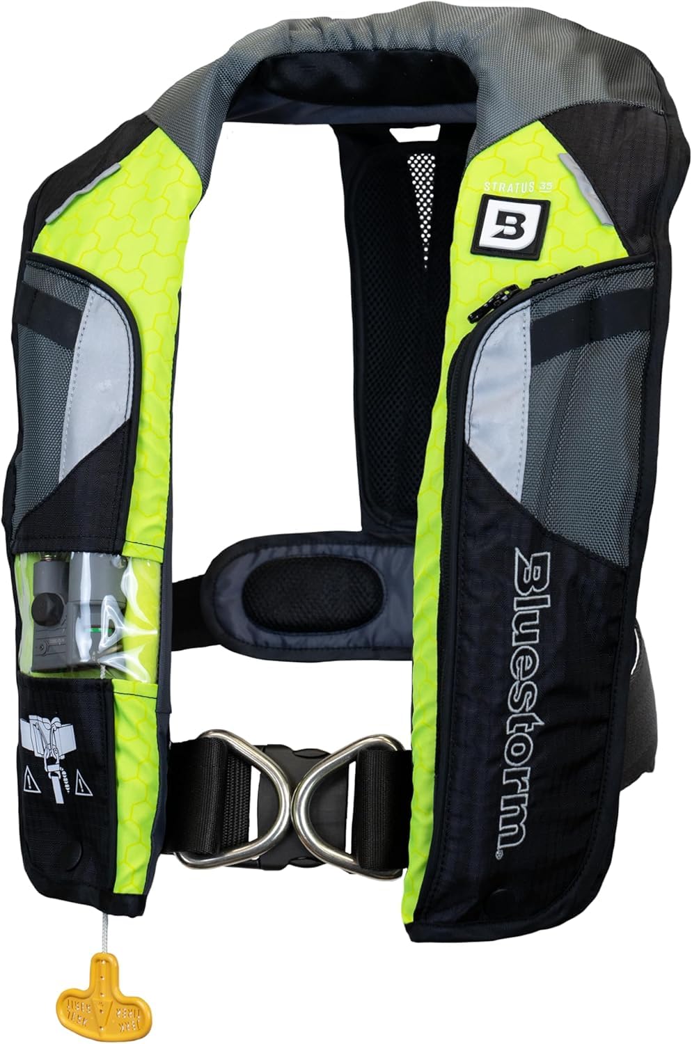 Automatic Inflatable Life Jacket with Manual Ripcord