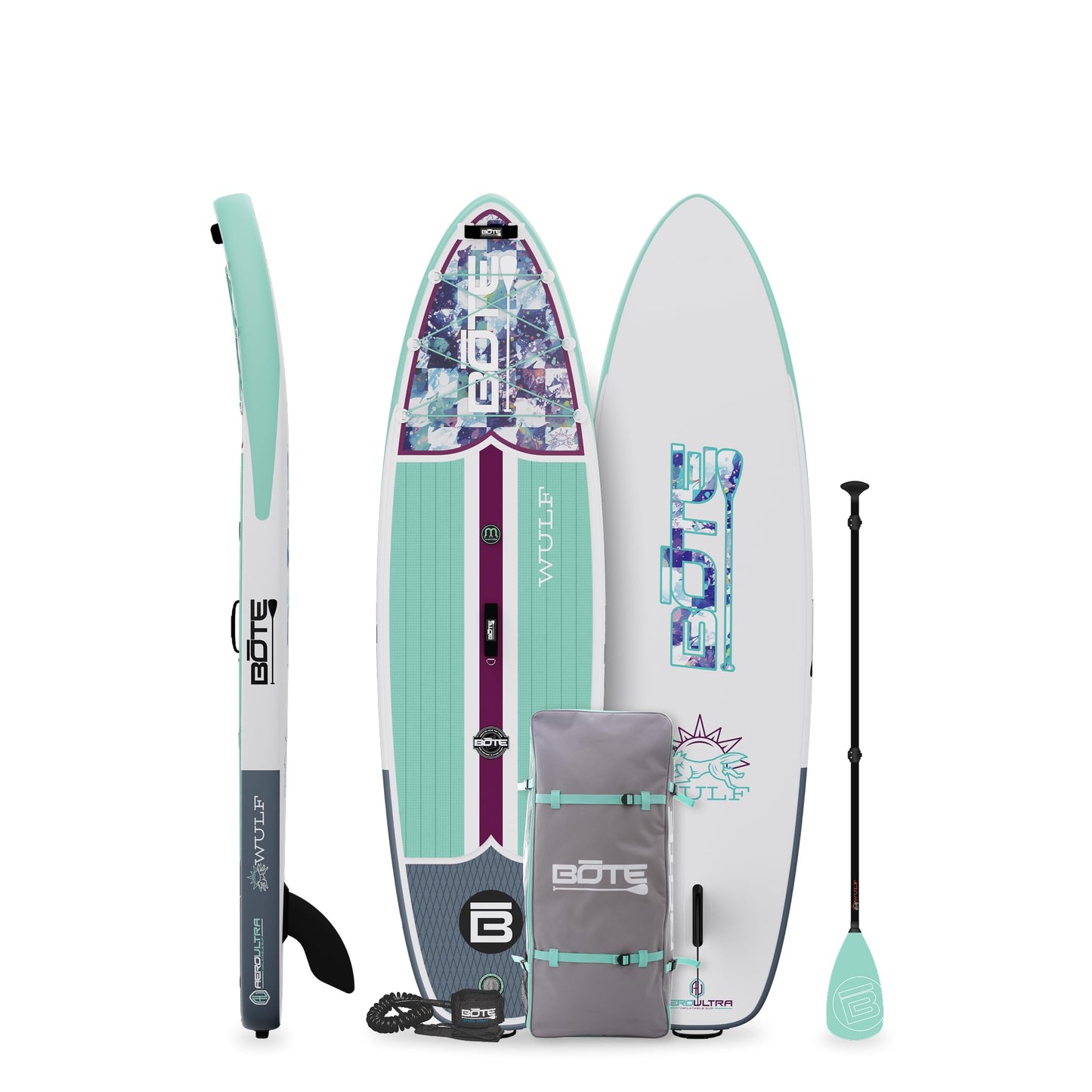 Inflatable Stand Up Paddle Board Kit with Paddle, Pump & Travel Bag