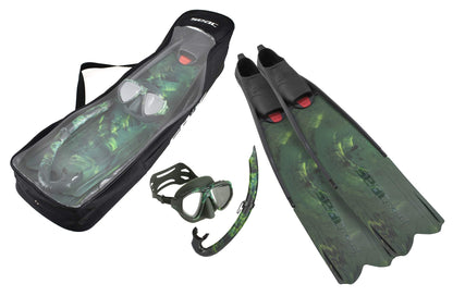 Fin, Mask & Snorkel Set for Diving & Snorkeling