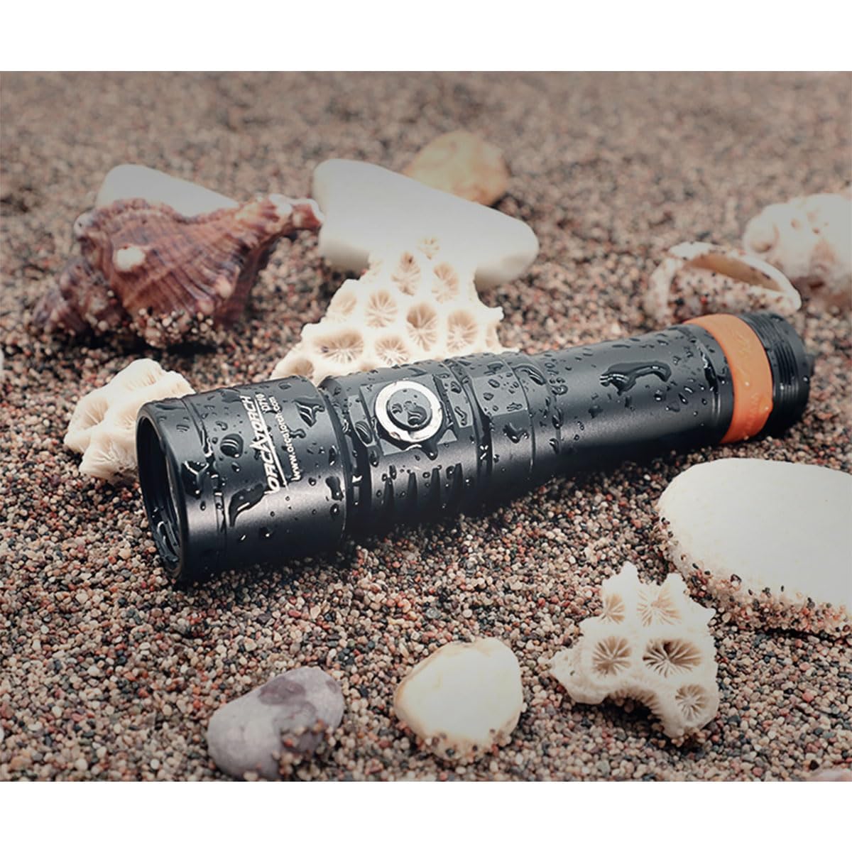 3000 Lumens Scuba Diving Flashlight with Narrow Beam