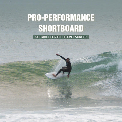 High-Performance Epoxy Shortboard with Fin Set & Leash