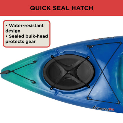 12 ft Solo Sit-Inside Recreational Kayak