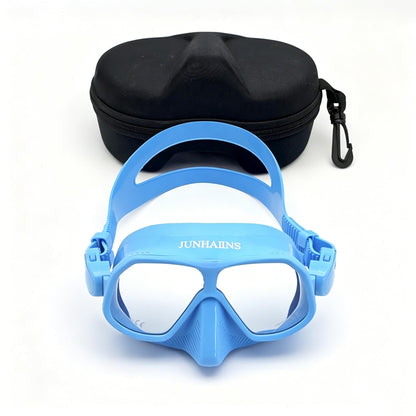 Low Volume Frameless Freediving Mask with Tempered Glass
