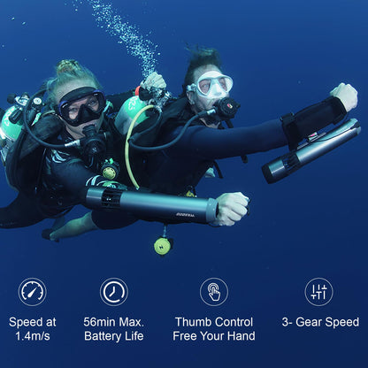 Compact Underwater Scooter for Diving & Snorkeling