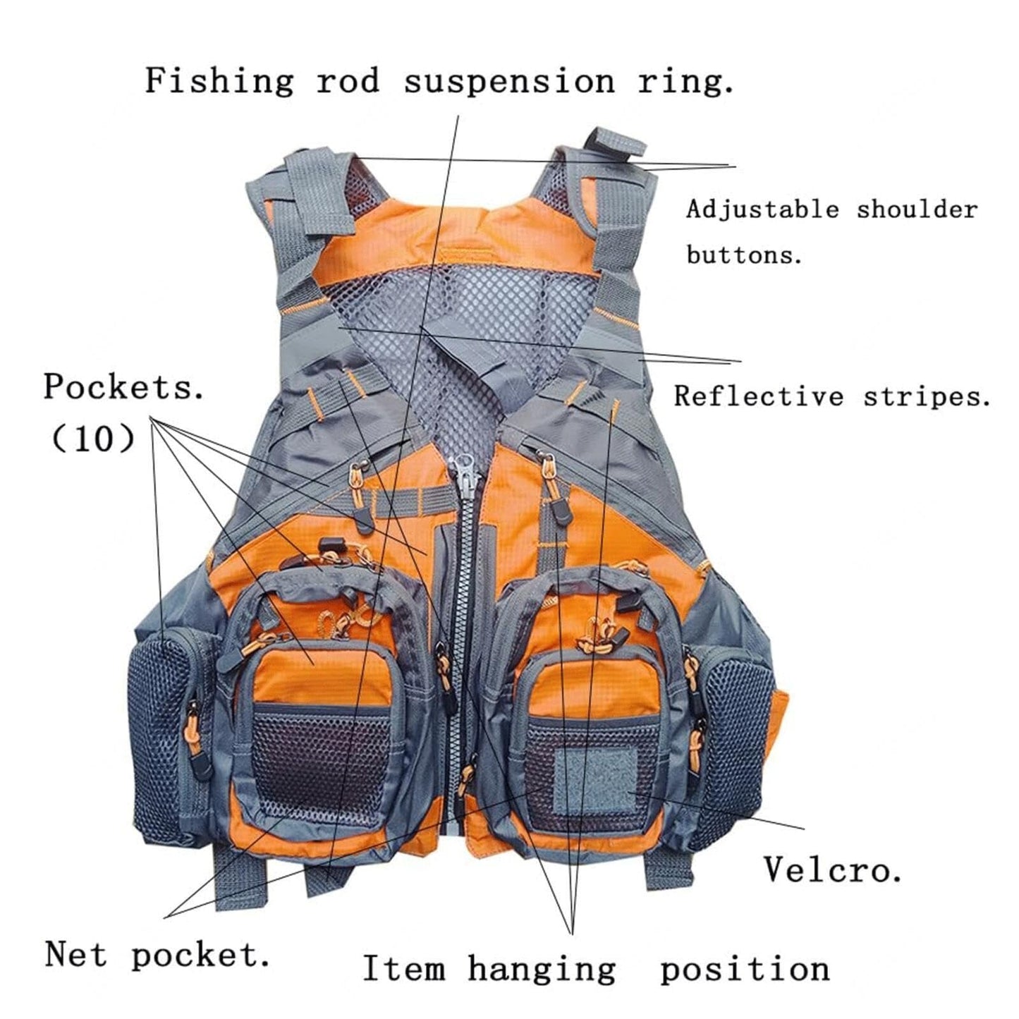 Adjustable High Buoyancy Water Sports Safety Vest