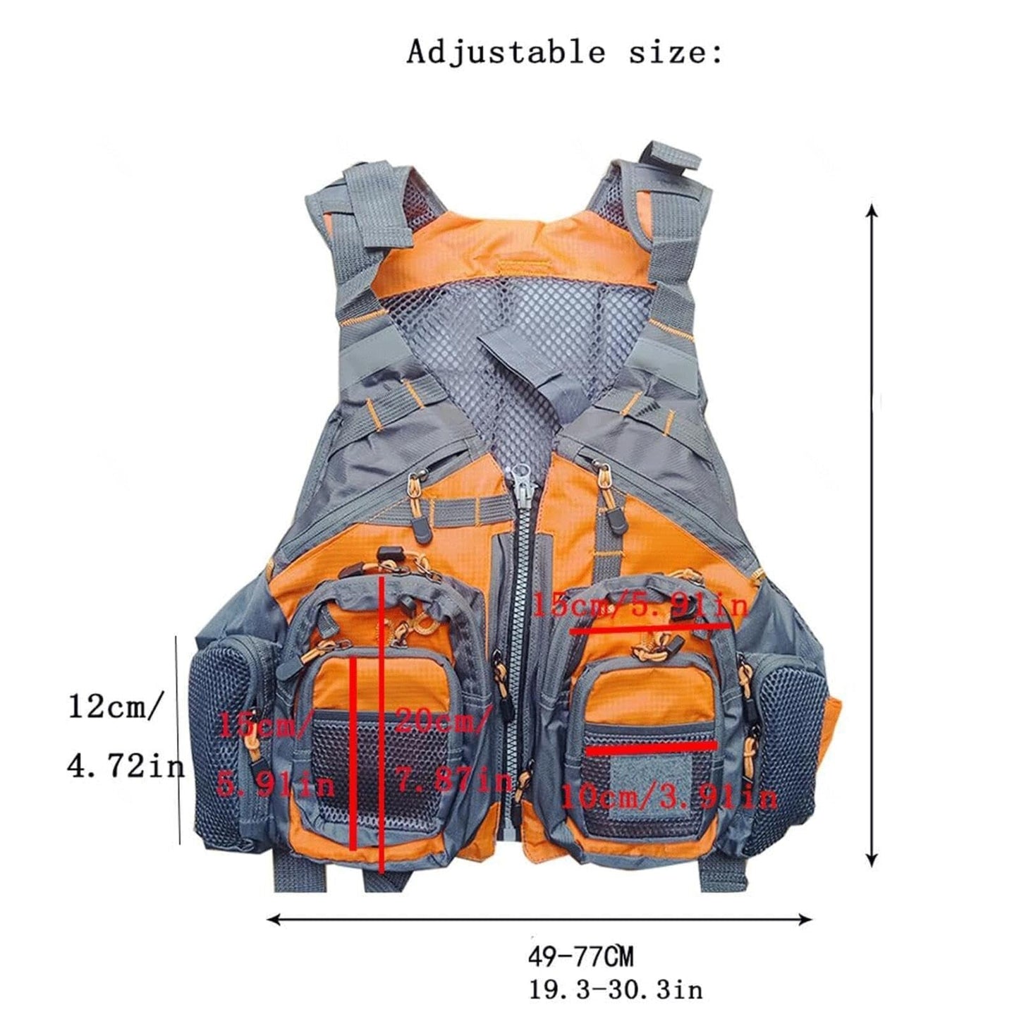 Adjustable High Buoyancy Water Sports Safety Vest